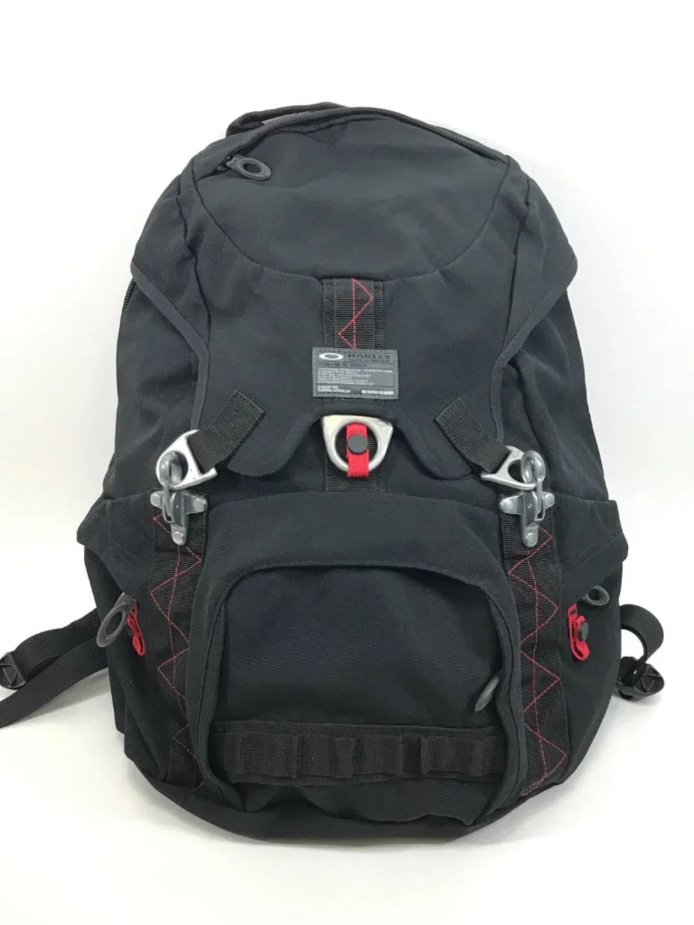 Vintage Oakley Tactical Field Gear Backpack Black Y2K